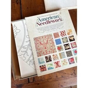 VTG American Needlework Pattern Book +  Reference Guide Quilting Embroidery